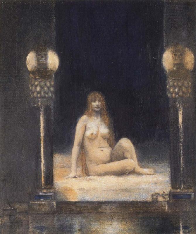 Fernand Khnopff Of Animality Spain oil painting art